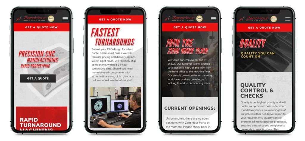 mobile friendly website design